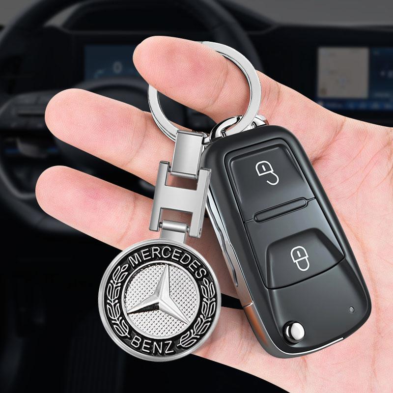 1Pcs Car Emblem Keychain Styling Key Ring Accessories For Mercedes-Benz AMG C500 C200 C300 A B C E GLA CLA GLK GL ML GLE W204 W205 W203 W211 W212 W213