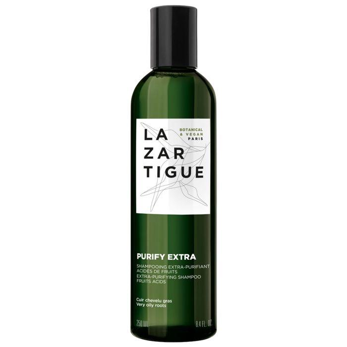 Lazartigue Shampoing Extra Purifiant Acides de Fruits Cuir Chevelu Gras 250Ml