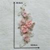 Computer Embroidery Embroidery Mesh Lace Decal Three-Dimensional Rhinestone Lace Collar Hollow Diy Dress Accessories