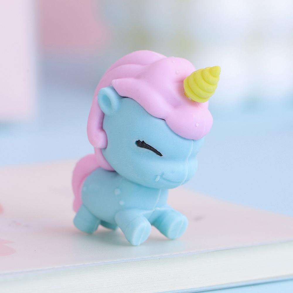 1 Piece Cartoon Cute Kawaii Rubber Eraser Novelty Stationery Office School Supplies