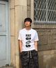 AMOU Kalt Lips Half T-Shirts White