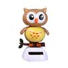 Cute Swinging Owl Toy Car Interior Solar Dancing Toy Car Dashboard Ornament Auto Dashboard Dancing Figurine Ornament Accessories