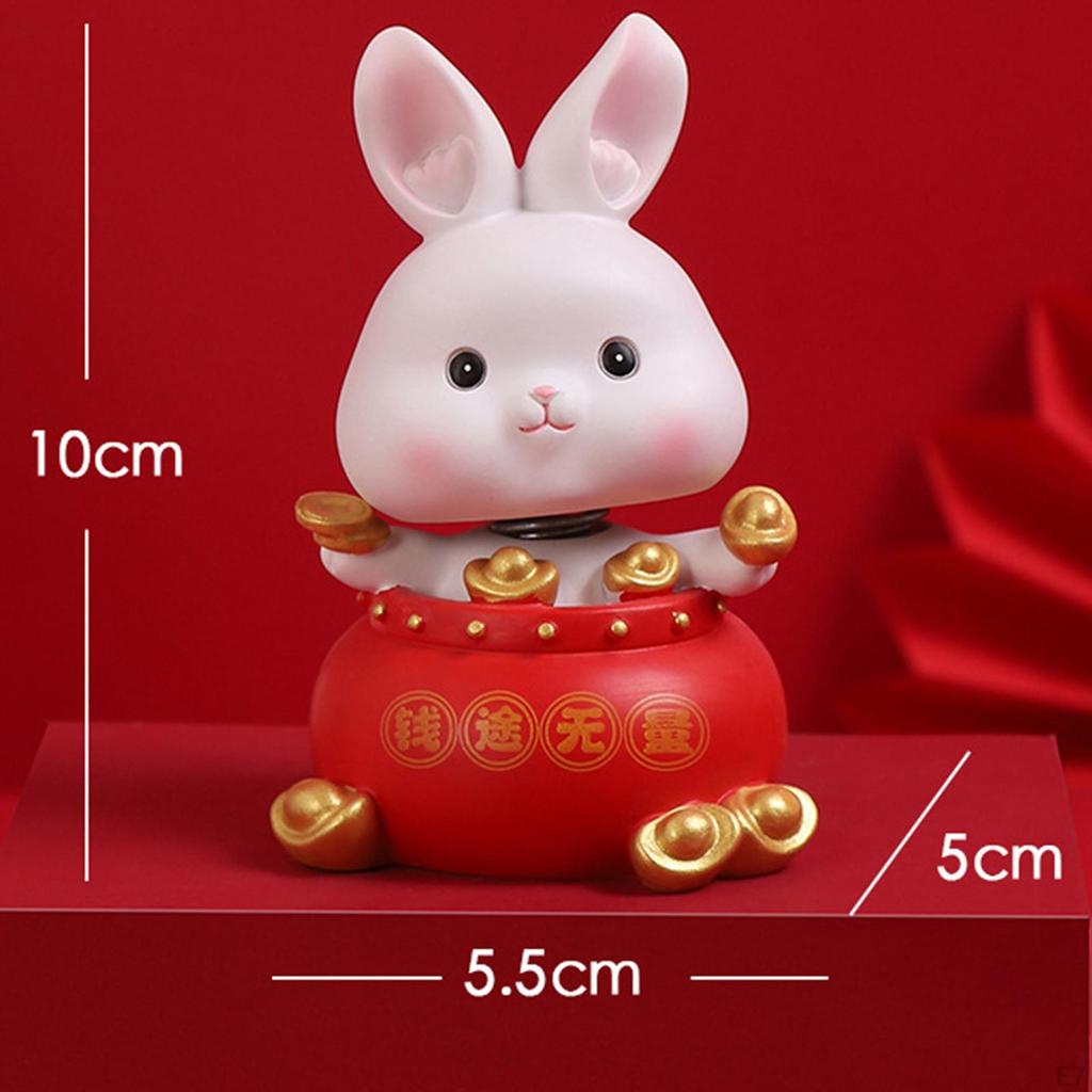 Bunny Figurine Set for Home Decor and Gift Giving