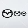 AAGH1 Mazda MX5 Miata ND Front Rear Black Car Logo Emblem Badge For MX-5 Miata ND NC Carbon 2016 2017 2018 2019 2020 2021 2022 2023