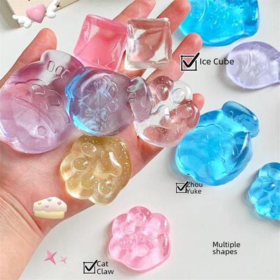Jouets anti-stress en gel et glaçons au sel de mer de style Xiaohongshu