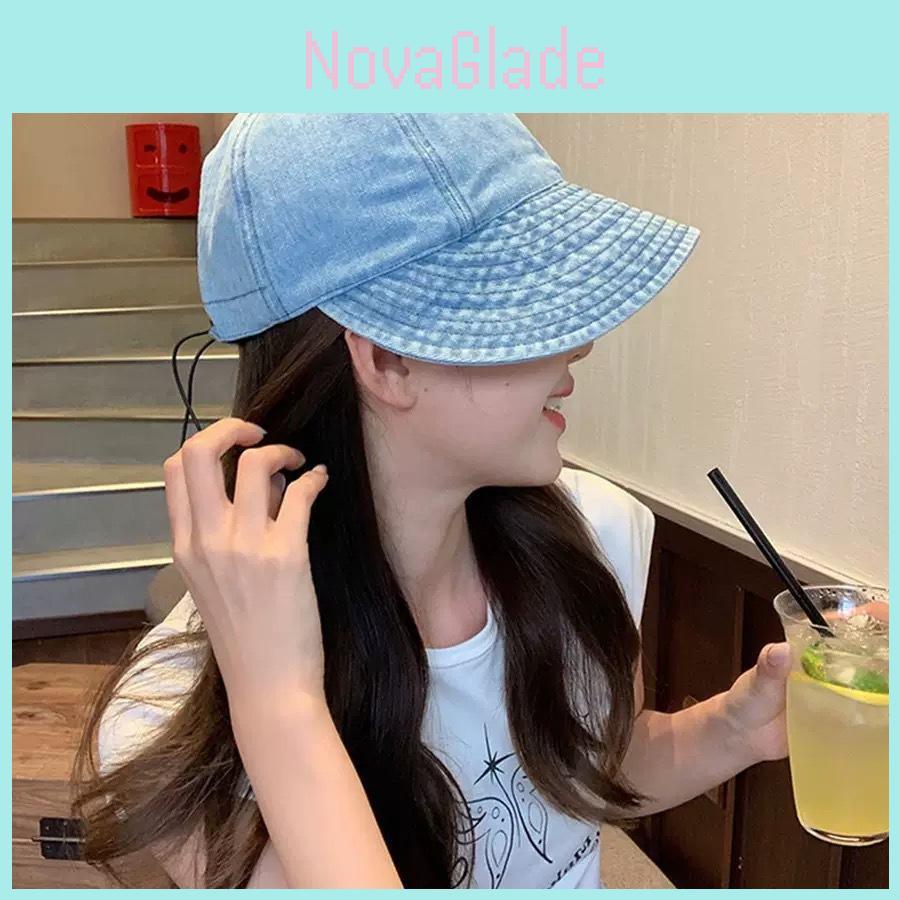 Denim Fedora Hat For Women With Uv Sun Protection And Adjustable Fit For Outdoor Fashion