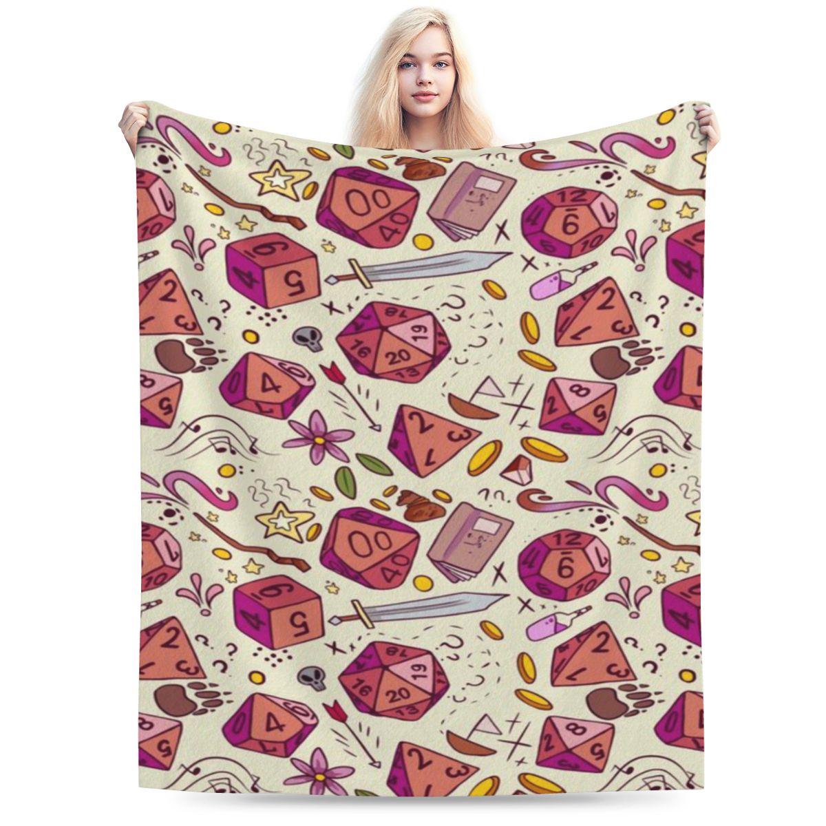 DnD Alt Colors 1 Personalized Warm Gift An UltraSoft Micro Fleece Blanket 75x100cm 30x40in