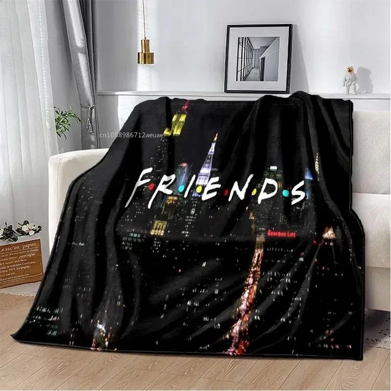 Friends Klassische TV-Serie Decke Charakter Muster Kollektion Flanelldecke Weiche Tagesdecke Sofa Wärmende Abdeckung Weihnachtsgeschenk