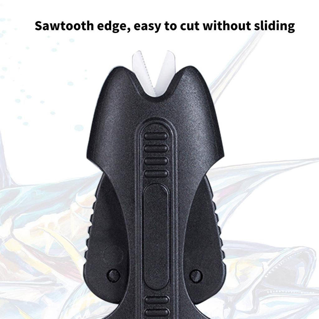 Line Cutter Rustproof Stainless Fishing Line Scissors Retractable Braided Fishing Line Trimmer with Buckles