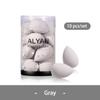 10 pcs/set Mini Beauty Egg Makeup Sponge Cosmetic Puff Dry Wet Makeup Sponge Puff Cushion Foundation Powder Make Up Accessories