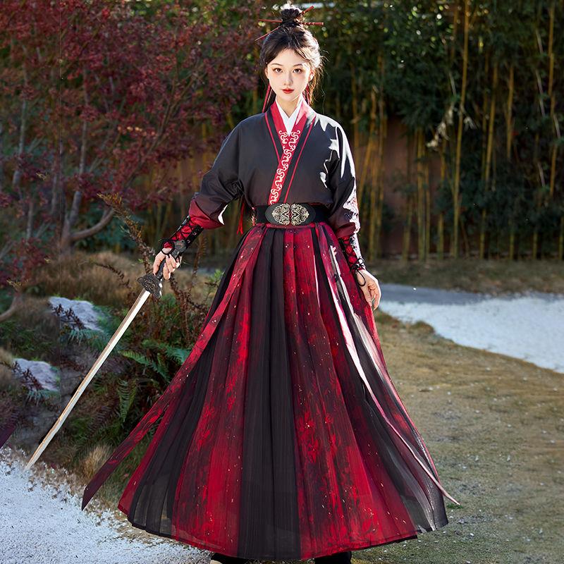 Hanfu ve stylu čínské dynastie Song Bei s pasovým setem pro muže a ženy