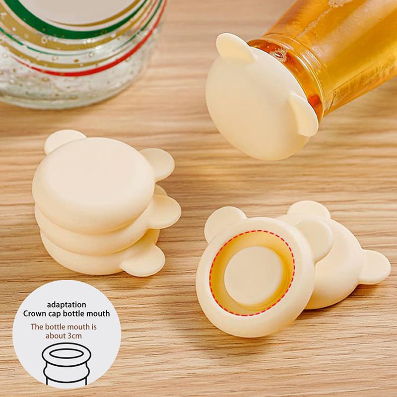 

5 шт. Пробки для вина Многоразовые силиконовые винные пробки Напитки Пиво Шампанское Герметичная крышка для бутылки Сохраняют вино свежим Крышка для бутылки приправ