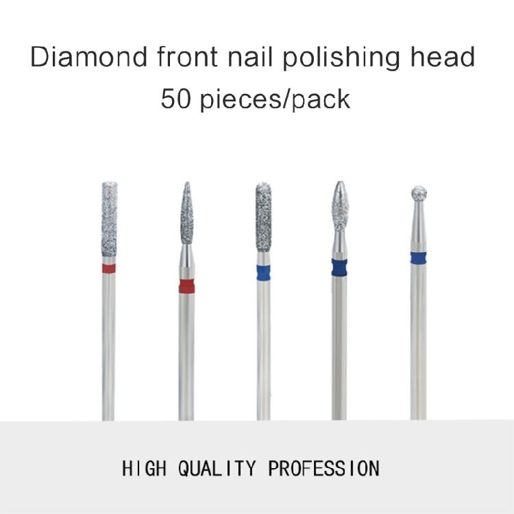 50Pcs Cuticle Drill Bit Cuticle Drill Bits for Nails Diamond Nail Drill Bits