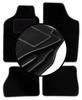 Kompletní sada velurových podlahových rohoží pro: Nissan Micra K10 hatchback (1983-1991)