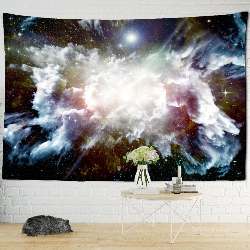 Star Universe Tapestry Wall Hanging Hippie Retro Bohemian Mandala Psychedelic Mysterious Witchcraft Art Home Decor