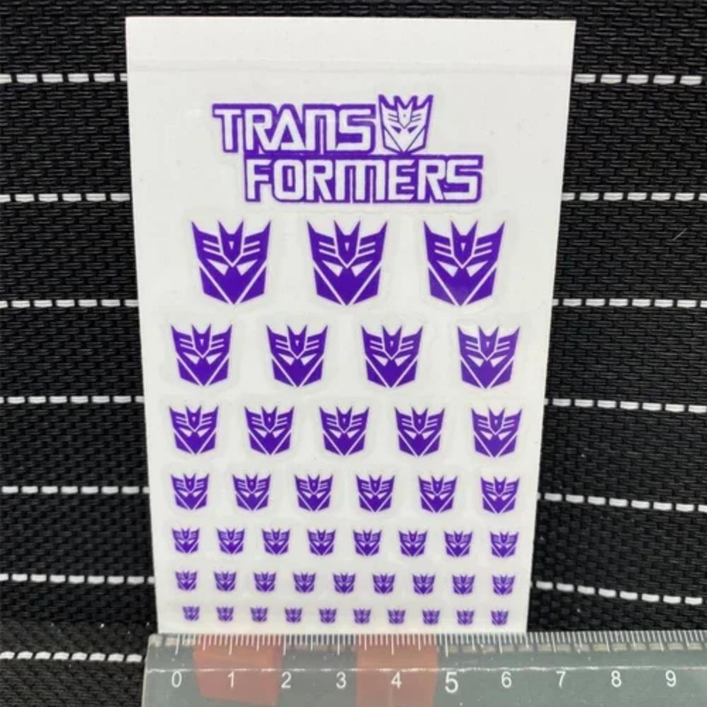 Decepticons Autobots G1 Çıkartmaları 45+ Sembol Çıkartma Özel Kendin Yap Sahne Aksesuarları Dekorasyon Araba Çıkartması
