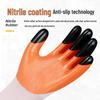 Reinforced Puncture-Resistant Nitrile Work Gloves: Durable, Non-Slip, Oil-Resistant, Breathable Protection.