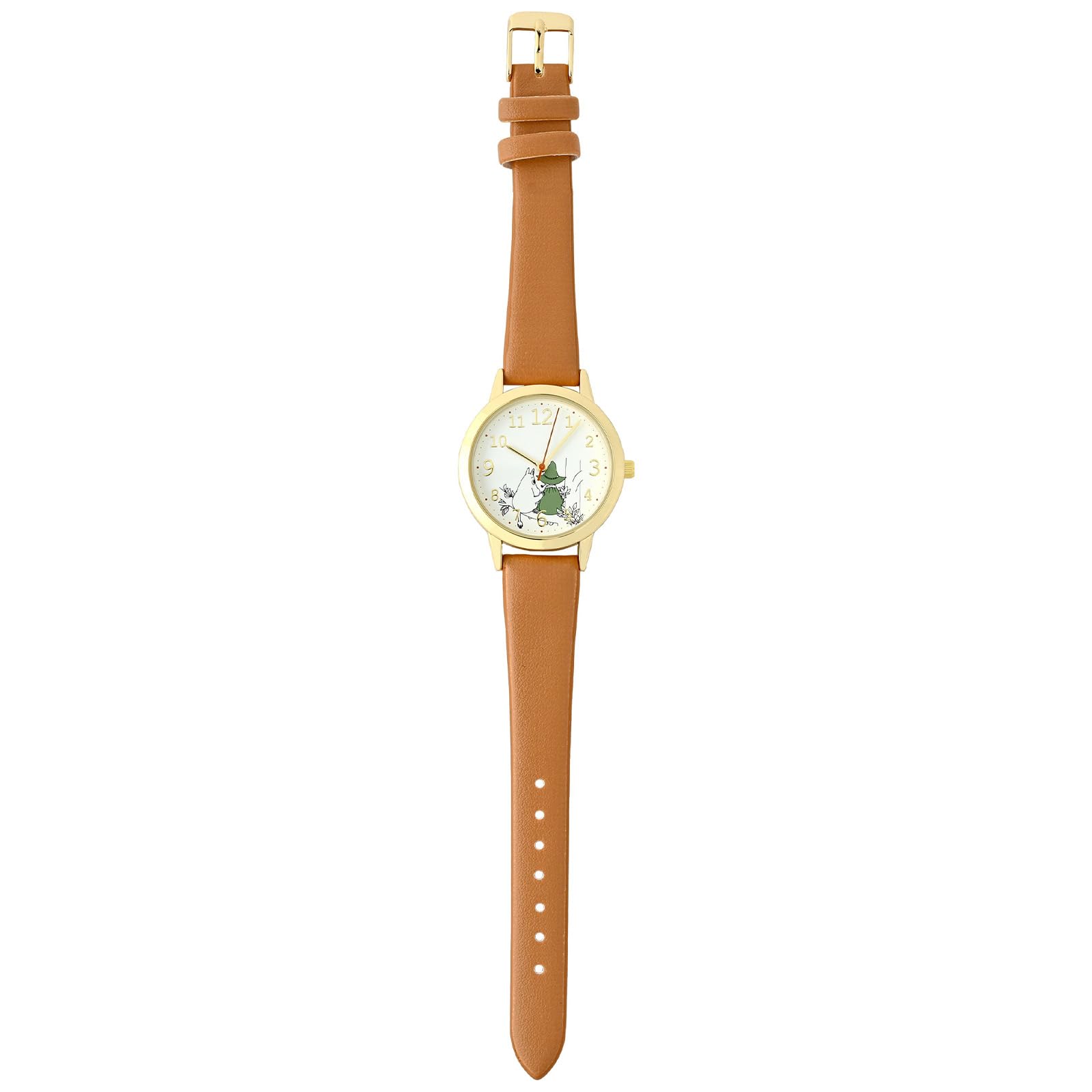 

Fieldwork Analog Moomin Japanese Long Battery Comes in Special Cute Faux Leather Suitable for and Casual Model Women s Watch, Design, Movement, Life, коричневый