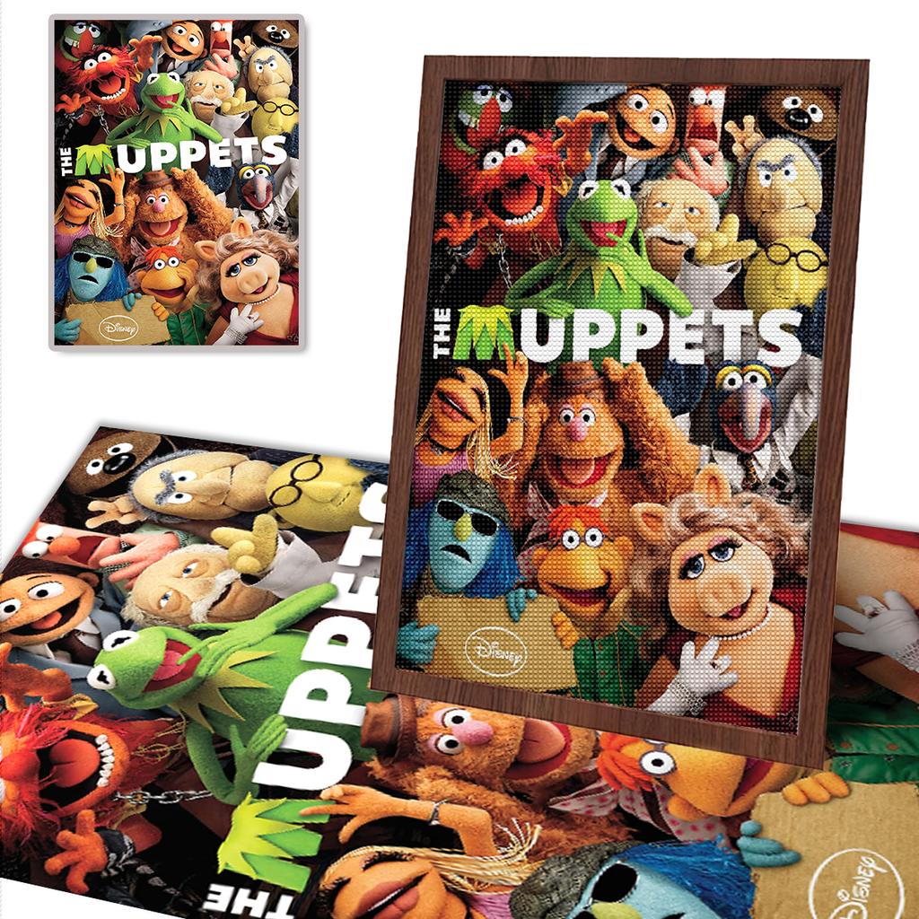 DIY Diamond Painting MUPPETS Cross Stitch Kit Mosaic Art Diamond Painting Full Circle Diamond Home Decoration