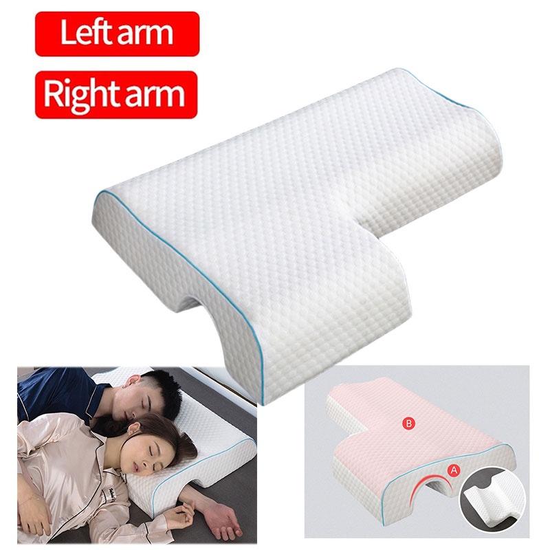 Comfortable Memory Foam Couple Pillow For Adults Non-pressure Hand Arm Support Neck Protection And Sound Sleep M Size