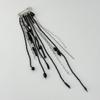 Exaggerated Imitation  Tassel Chain Brooch Clothing Tie Pin Bead Fixed Ornament Banquet Party Jewelry Accessories Gifts