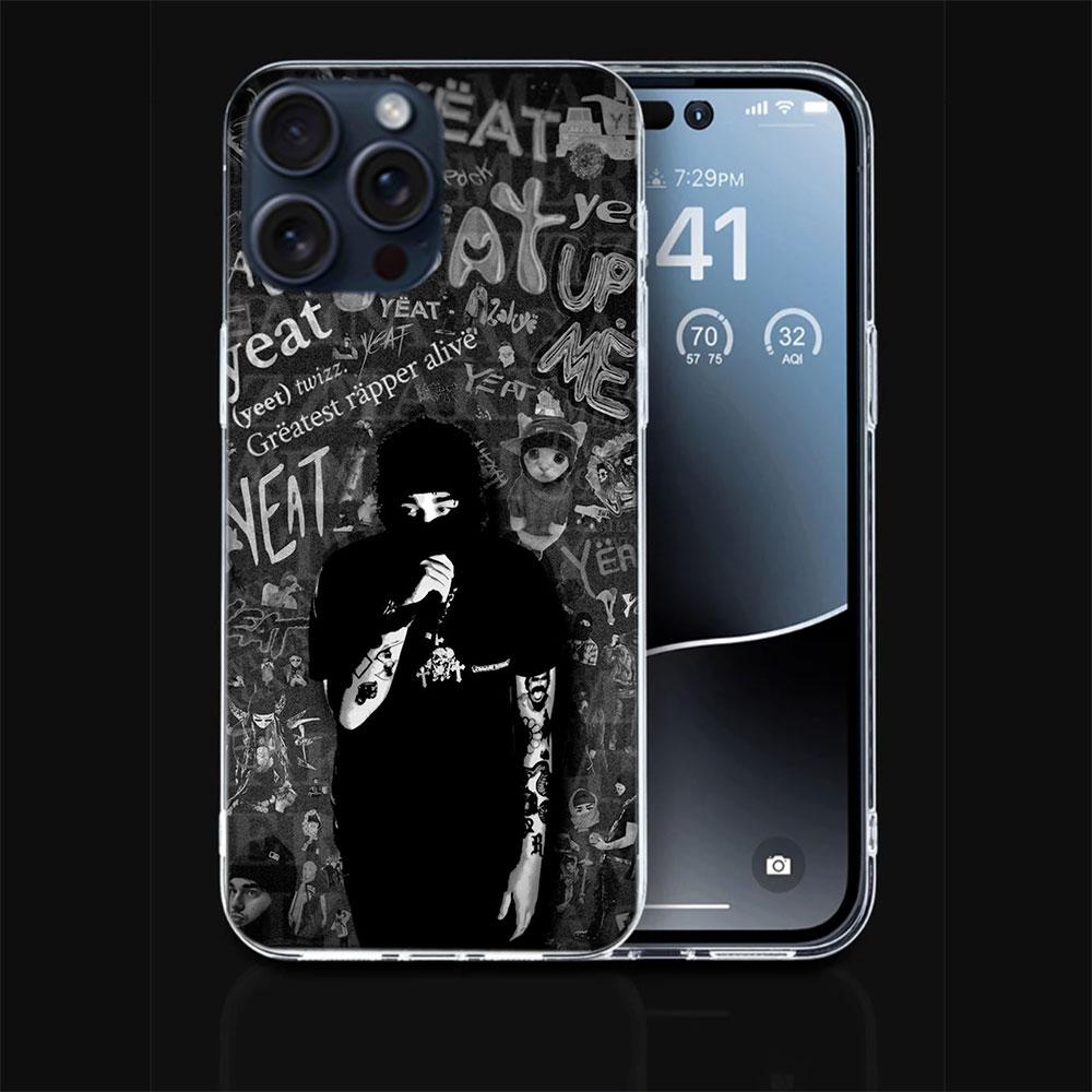 Yeat Rapper AfterLyfe Transparante Telefoonhoesje Voor Iphone 17 Air 16 Pro Max 15 Pro 14 Plus 17E 16E 11 13 12 Mini Hoesjes Fundas Cell