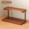 Wooden Desktop Storage Shelf 2/3 Tier Sturdy Frame Large Capacity for Skincare Stationery Home Office Desk Organizer
