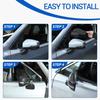Door Rear View Mirror Cover Compatible with Subaru Forester 2019-2024 with Turn Signal/Crosstrek XV 2018-2023, ABS Side Door Rearview Mirror Cover