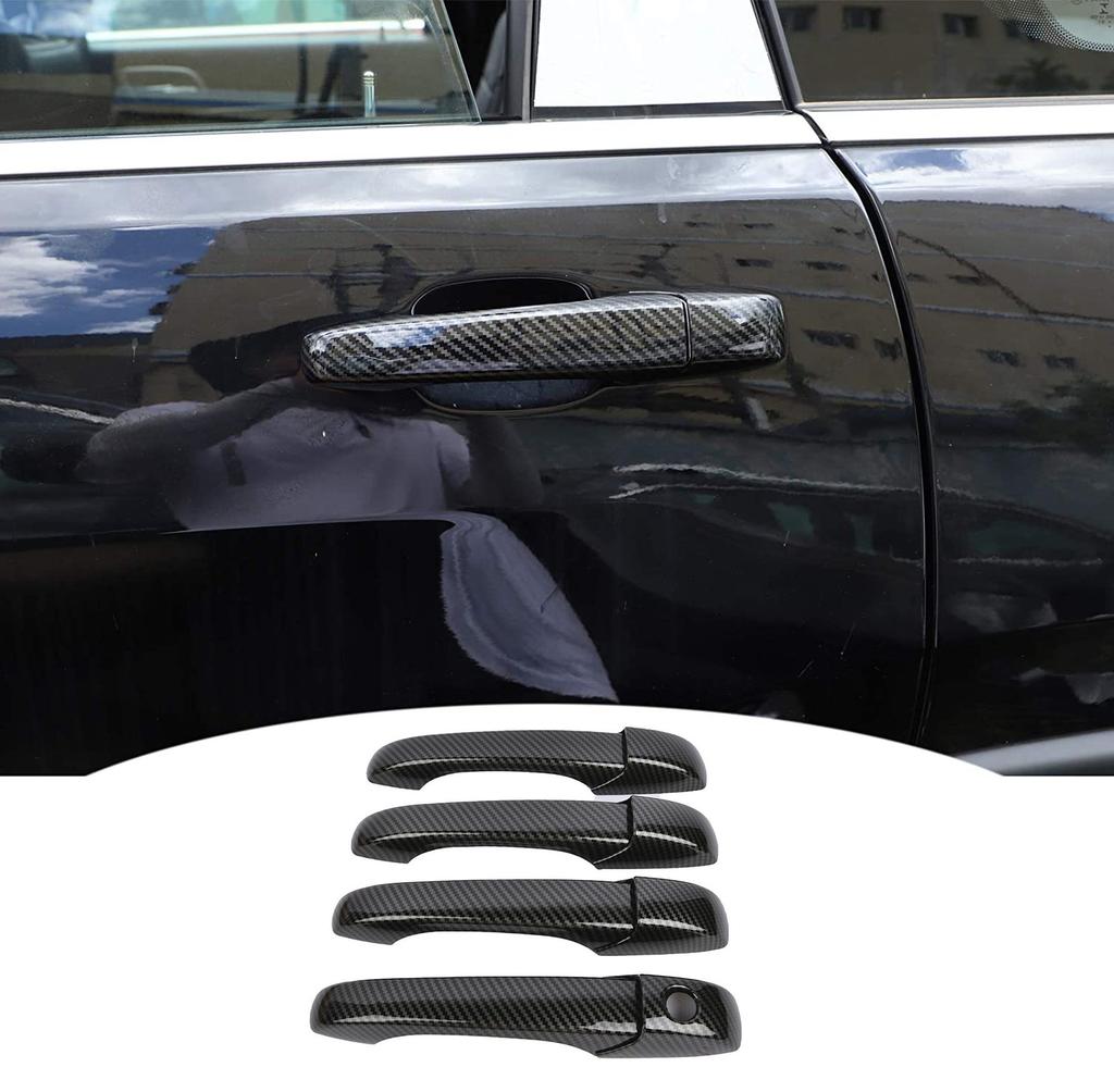 Carbon Fiber Door Handle Cover for Dodge Magnum 2005 2006 2007 2008 Car External Accessories Gadget Decoration Styling Stickers