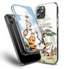 Cartoon Fat Tiger Phone Case For Iphone 16E 15 Pro 14 Plus 17E 16 17 Pro Max Air 11 12 13 Mini Shockproof Capa Cute Cover TPU