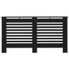 Cache-radiateur Noir - VidaXL - 152x19x81 cm - MDF - Espace de rangement pour livres et ornements
