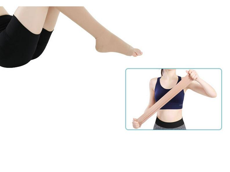 Class 1 Compression Calf Socks 15-21mmHg for Nurses and Aviation, Anti-Varicose Vein, Elastic Mid-Calf Design