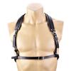 Punk Men Leather Harness Body Chest Bondage Belt Black Cosplay Erotic Belts