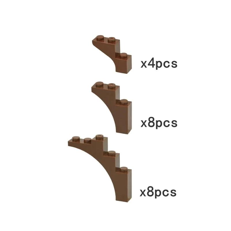 Non-Toxic Moc Building Blocks Plant Bush Tree Flower Grass Diy Buildingparts Creative Bricks 2417 2423 4727 6255 30176 33291 32607 Toys