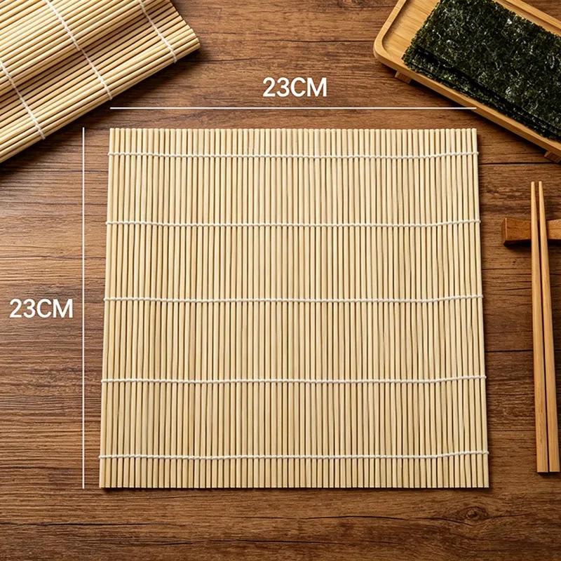 Sushi Rolls Set Sushi Curtain Rolling Mat Onigiri Molds Makeup for Rolls Rice Balls Rice Mold Shaper Sushi Maker Kit Rying Pan