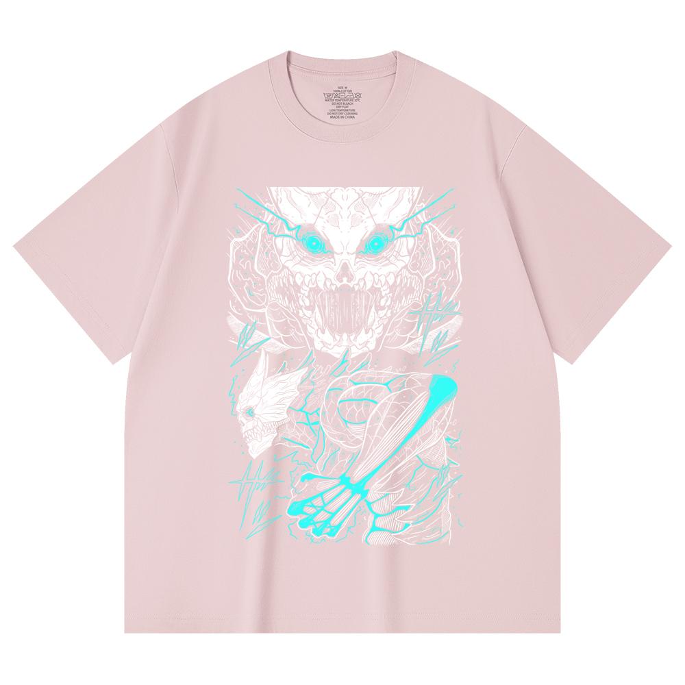 230 Gsm 100% Cotton Kaiju No 8 V2 Print Unisex Heavy Cotton T Shirt