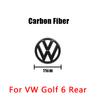 JQTYB1 ABS Car Styling Emblem For Volkswagen MK6 VW GOLF 6 2010 2011 2012 2013 Badge Hood Front Grill Rear Trunk Lid Logo Accessories