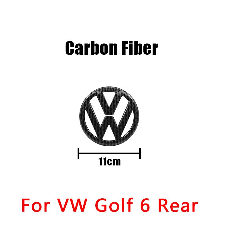 

ABS Car Styling Emblem Badge Hood Front Grill Rear Trunk Lid Logo Accessories For Volkswagen VW GOLF 6 MK6 2010 2011 2012 2013 For VW Golf 6