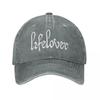 Lifelover Band Baseball Caps Accessories For Unisex Women Retro Distressed Washed Hats Snapback Hat Adjustable