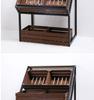 Solid Wood Fresh Produce Display Rack for Supermarkets & Convenience Stores