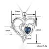 Heart-To-Heart Love Necklace I Love You Mom Lettering Necklace Mother'S Day Gift