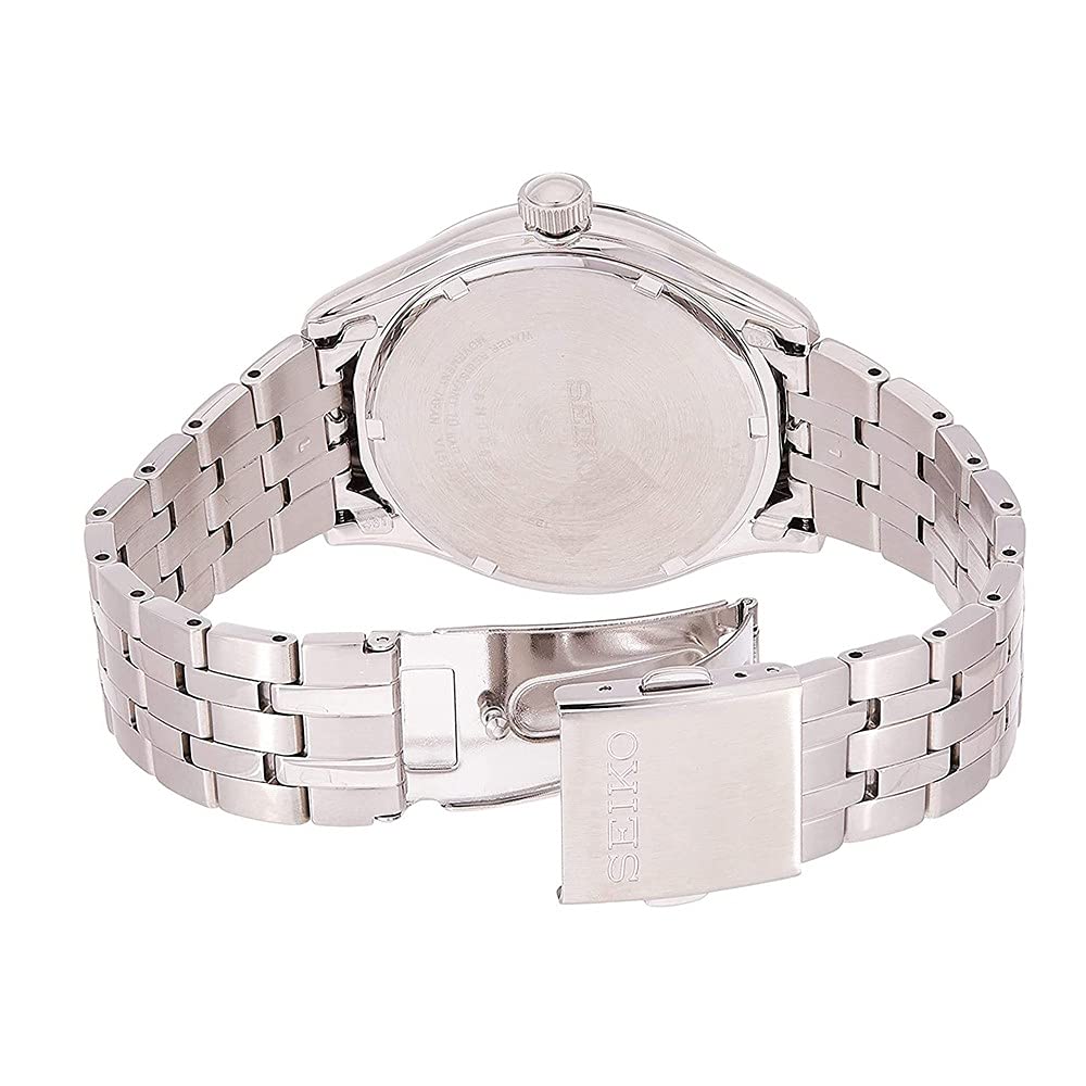 SEIKO Watch Analog Display Japanese Quartz Stainless Steel Band SNE489P1 Men's