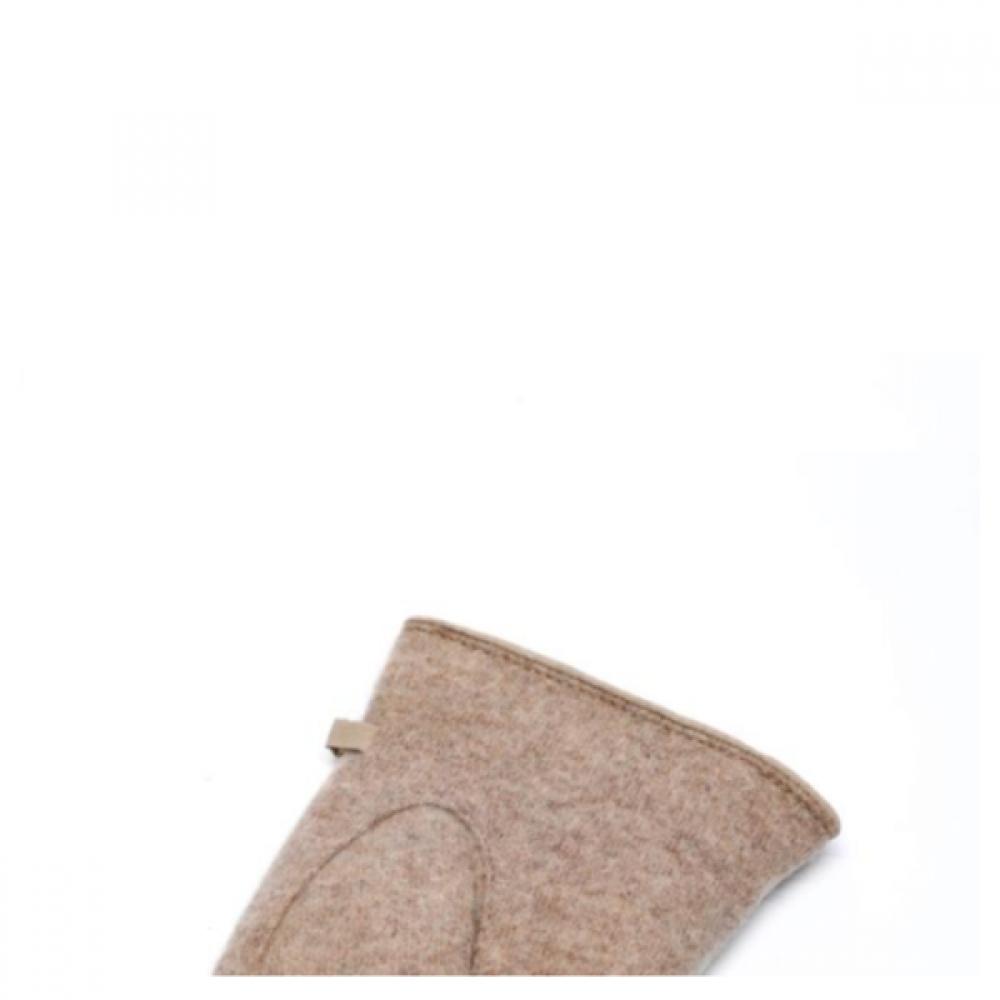 DakS Beige Mink Chain Decor Wool Smartphone Touch Women S gloveS Dcgv1f244i2