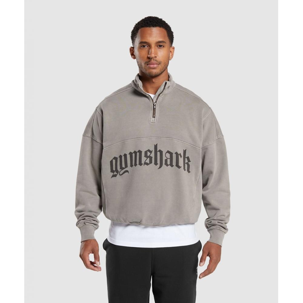 

GYMSHARK Heavyweight 1 4 Молнии Камуфляжный Коричневый A4A8I NB4S