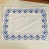 Square Cup Mat Cotton photo background cloth New Western Food Mats  Table Decor