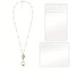 Retractable Badge Reel Lanyard ID Card Holders Chain Necklaces Keychain Clip for Women Men Employee Wholesale