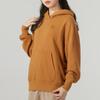 Puma Solid Color Hooded Casual Pullover Sweatshirt Women sweatshirt Brown 537646-74