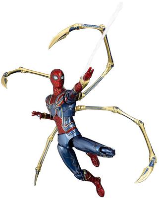 Marvel Studios The Infinity Saga DLX Iron Spider Scale Metal Painted Movable Figure 1/12 ABS&PVC&POM&zinc Alloy&other