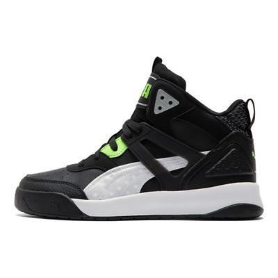 Backcourt Mid Cyber Week Unisex Sneakers Black White Green-Glare 381129-02