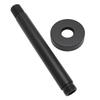 Shower Head Extension Arm Wall Mount Stainless Steel Black Matte Easy Install Shower Pipe Extender